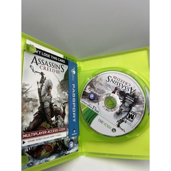 Assassin's Creed III (Microsoft Xbox One, 2012) Complete Tested - Picture 4 of 8